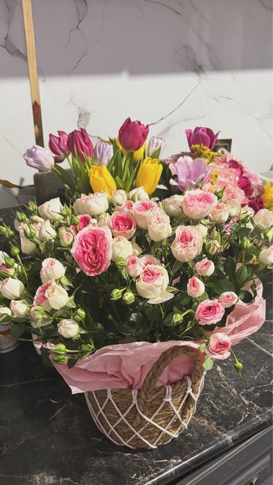 Цветы М размер только что пришла