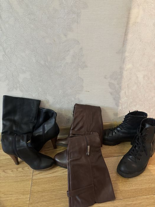 Обувь женская кожаная