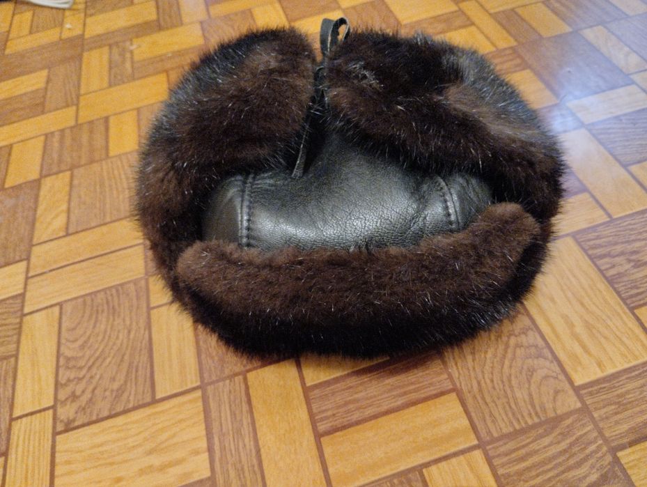 Шапка норковая на ребенка/подростка