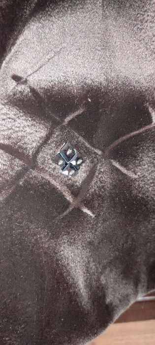 Полушубок черная лама с соболем