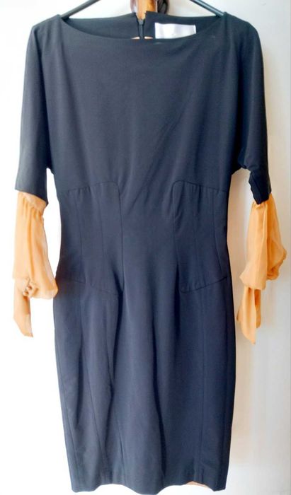 Рокля официална, празнична, елегантна розова, черна, зелена, леопард