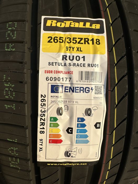Нови летни гуми ROTALLA SETULA S-RACE RU01 265/35R18 97Y XL БОРД 2653518