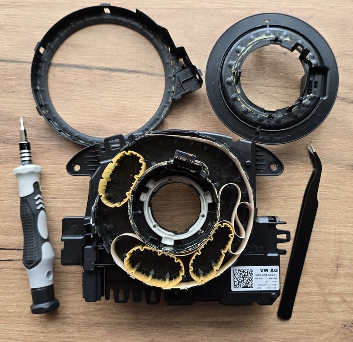 Reparatie Spira volan 5K0953569 / Deblocare Contact VW Seat Skoda Audi