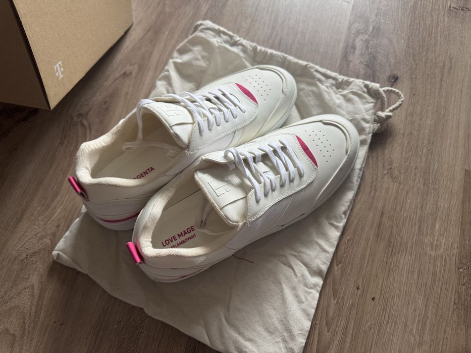 Sneakers albi masura 46