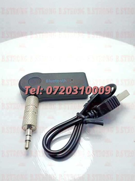 Adaptor Modulator Bluetooth Blasko Jack 35 Receiver Auxiliar Black