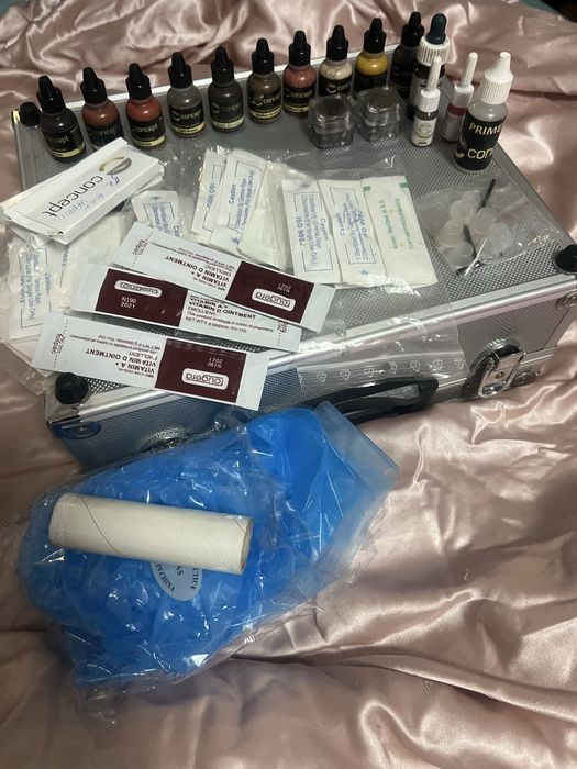 Aparat micropigmentare Elena Copaceanu si kit produse