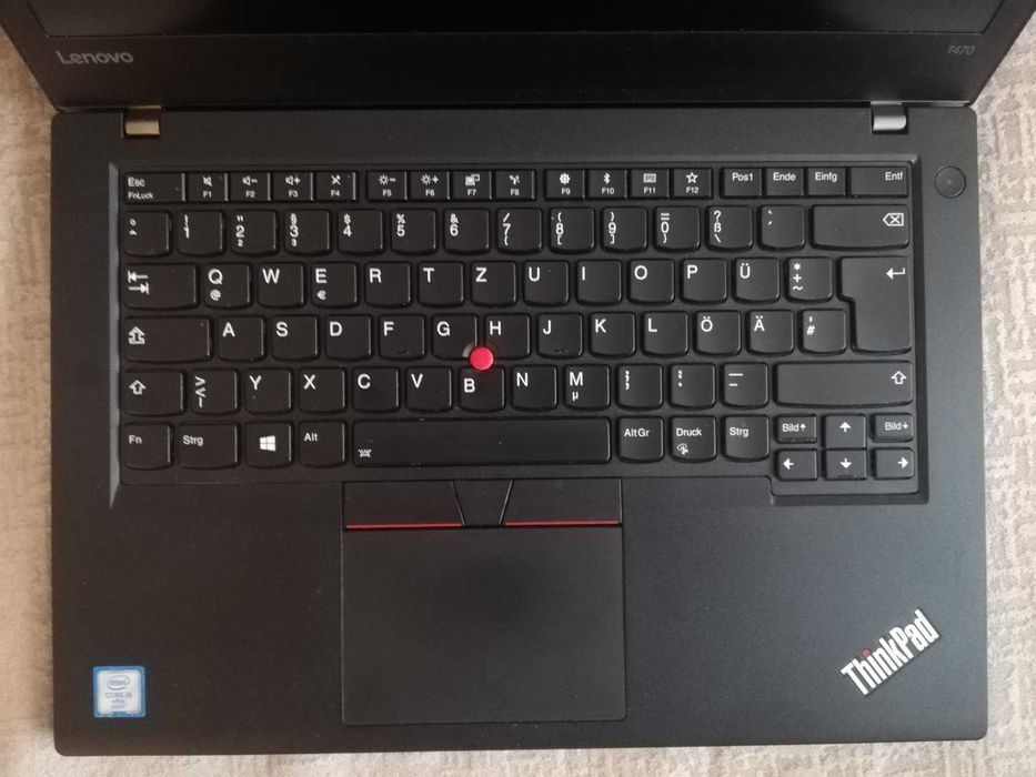 Лаптоп Lenovo ThinkPad T470, 14", RAM 12 GB, SSD-256GB,Intel Core i5