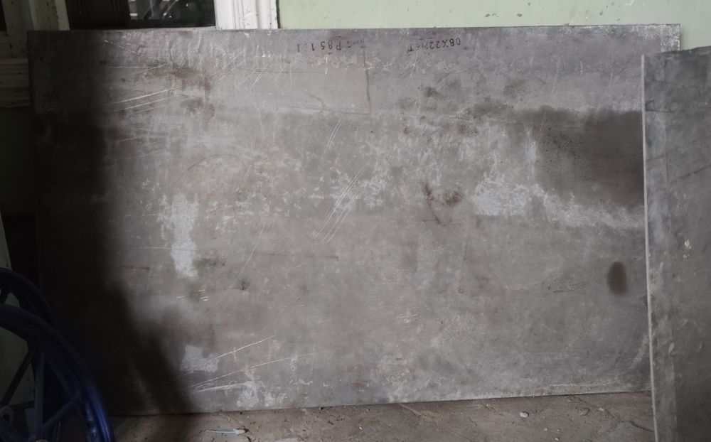 6 ta List nerjaveyka sssr oʻlchamlari 70.3x120.3 sm qalinligi 3 mm