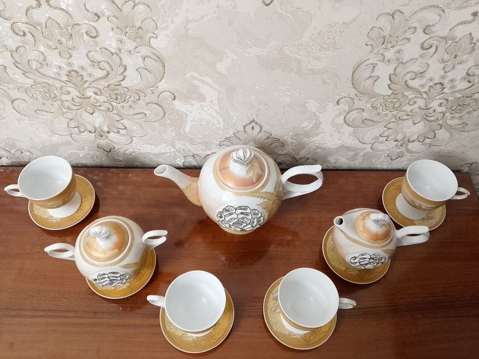 Сервиз чайный с пальмами. "Yamasen"