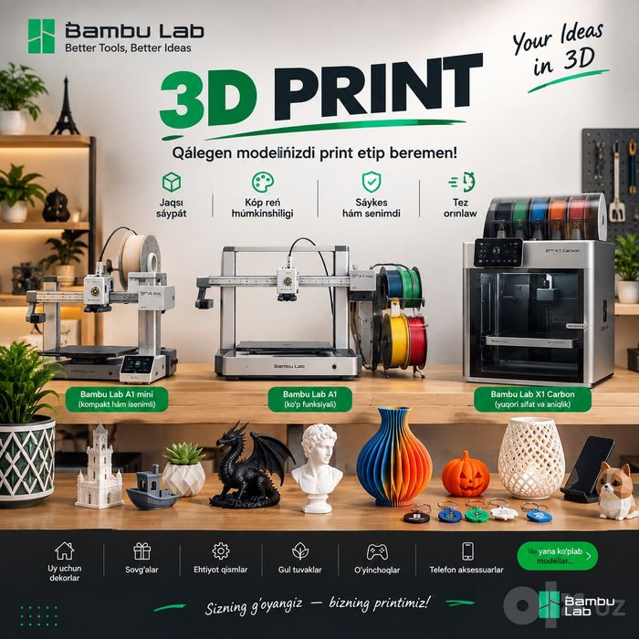 3d printer xizmeti