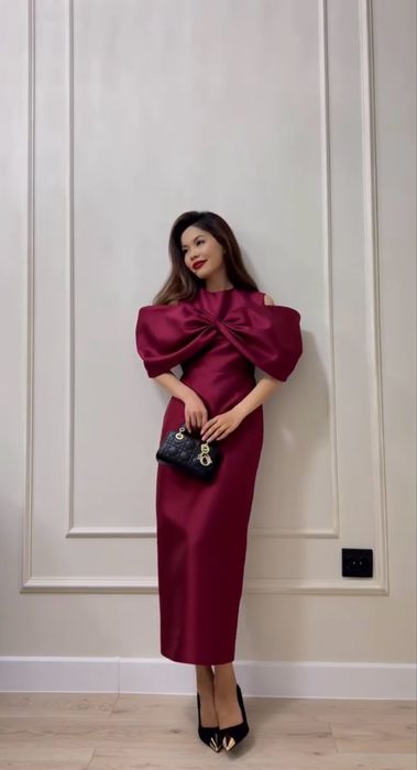 Вечернее платье XS, вишнёвое, бренд Stylish22