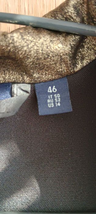 Официално черно дамско сако KIABI, размер 46