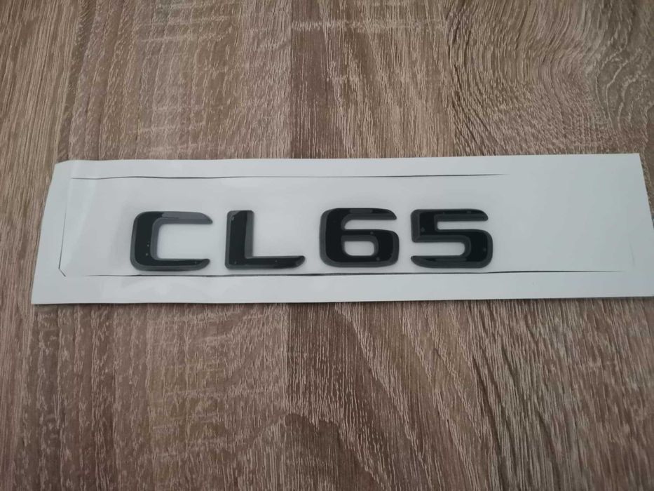 черен надпис Mercedes Benz CL 65