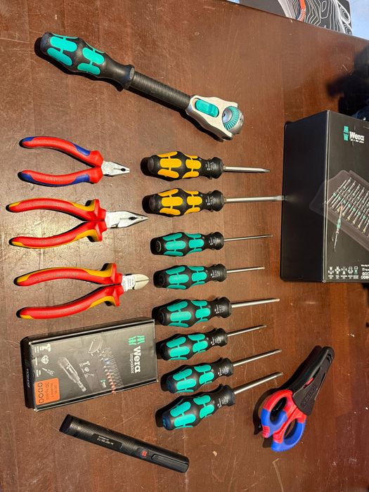 Wera Knipex surubelnite set biti impact cheie clichet foarfeca patent