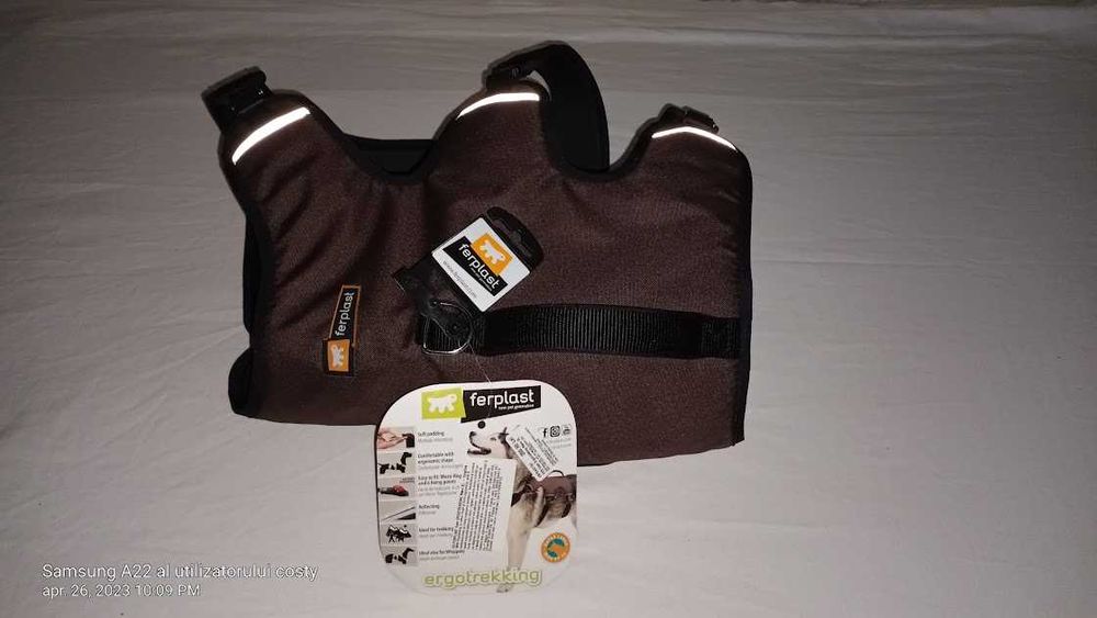 Ham Câini ERGOTREKKING(FERPLAST) Maro Xl - lung. 32,5cm,(Super Ofertă)