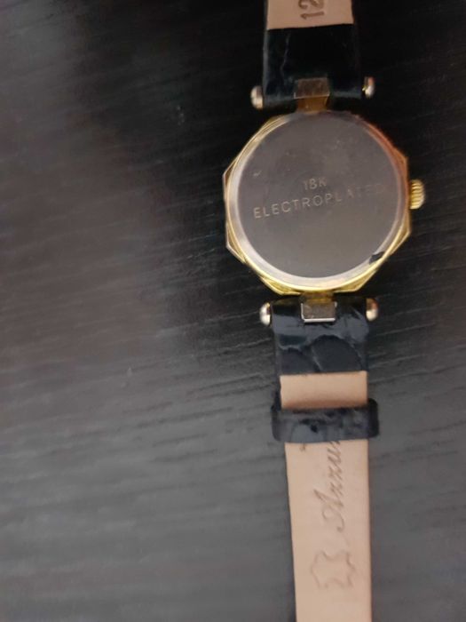 ceas damă Raymod Dior Quarz, 18 k Gold Electroplated