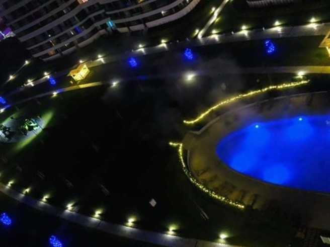 Двустаен апартамент в затворен комплекс с целогодишен басейн