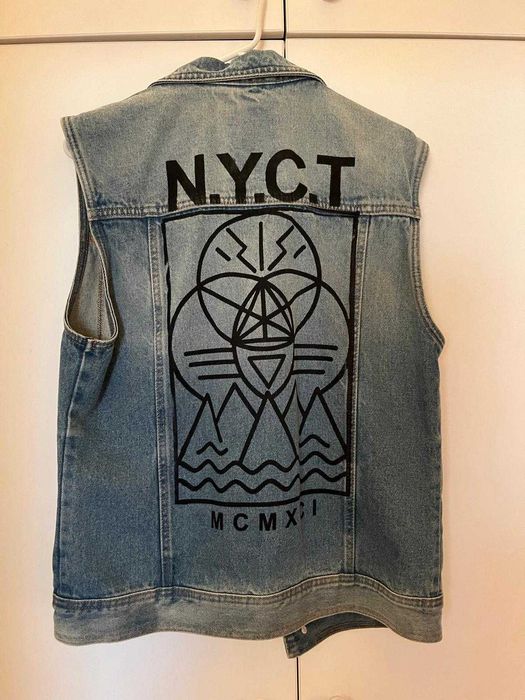 vesta blugi, Pull & Bear, marime M, albastra