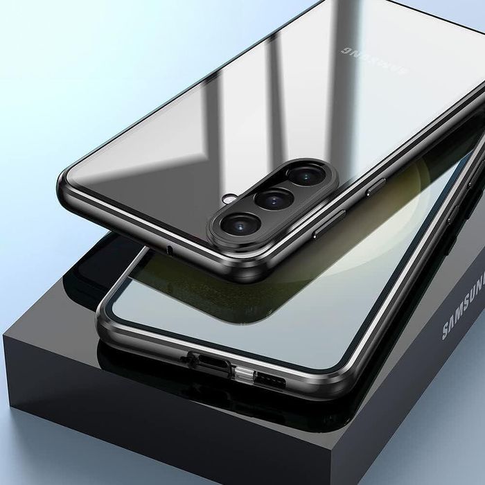 Двоен магнитен кейс за samsung galaxy a56 със защита на камерата