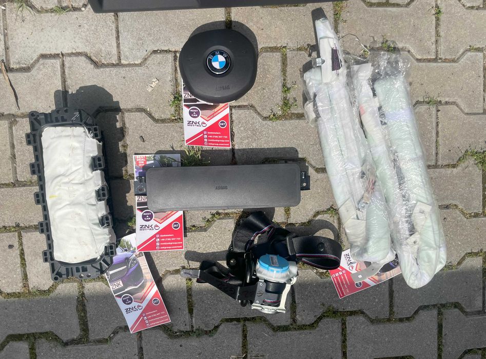 BMW seria 3 4 FACELIFT - plansa de bord - kit airbag - set centuri
