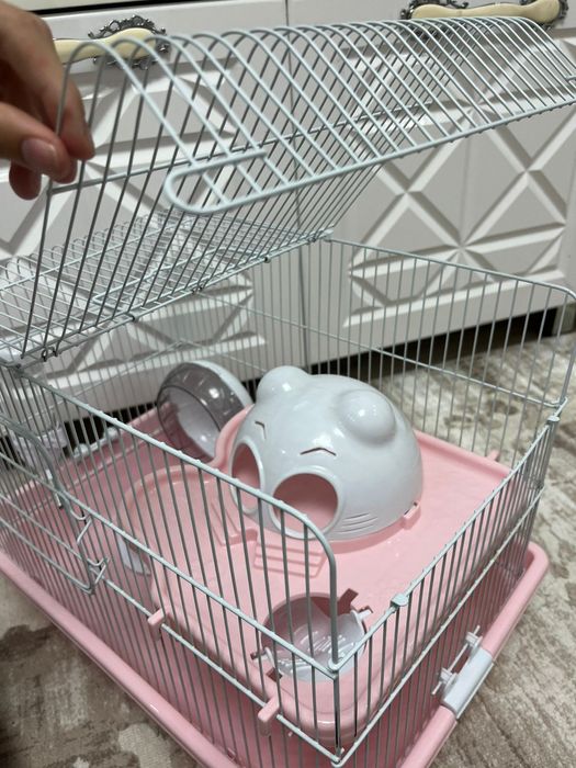 Клетка вместительная для хомяка