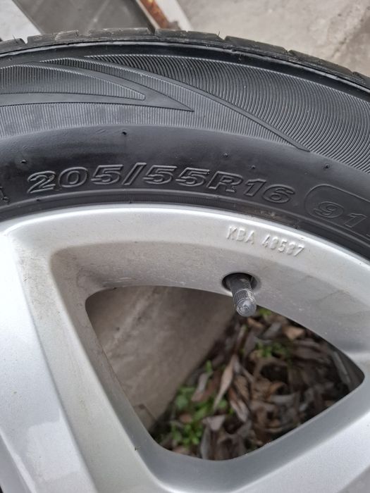 Алуминиеви Джанти 5х112/16"/6.5J/57.1/ЕТ42 с хубави гуми 205 55 16