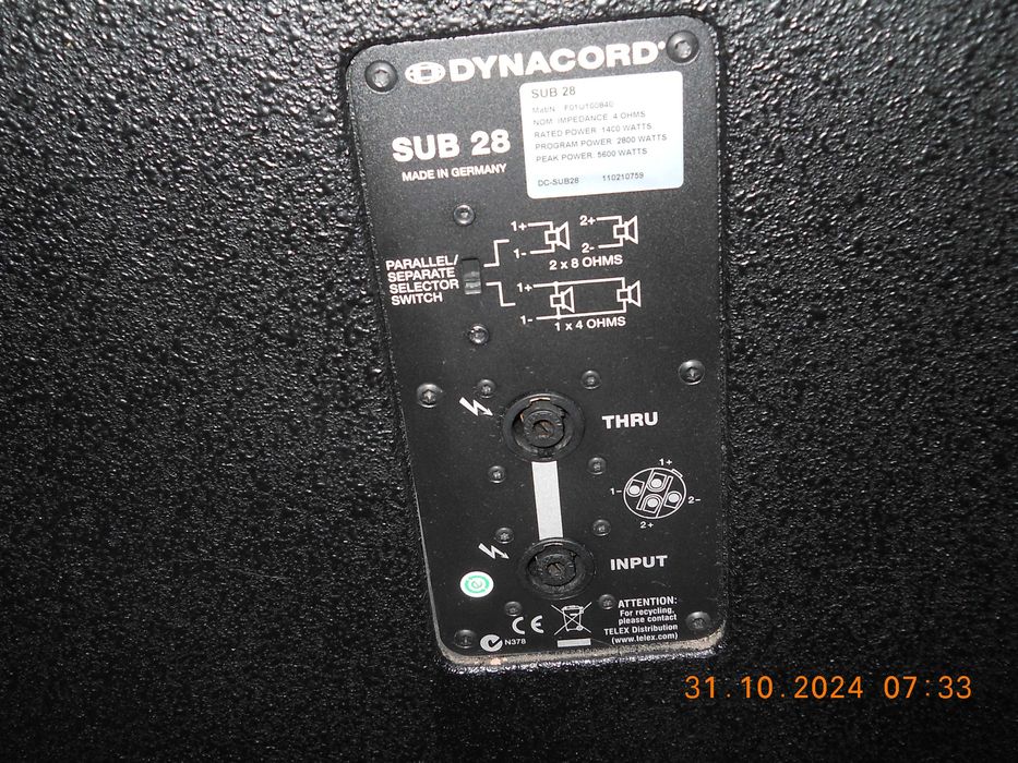 Dynacord VariLine sub 28