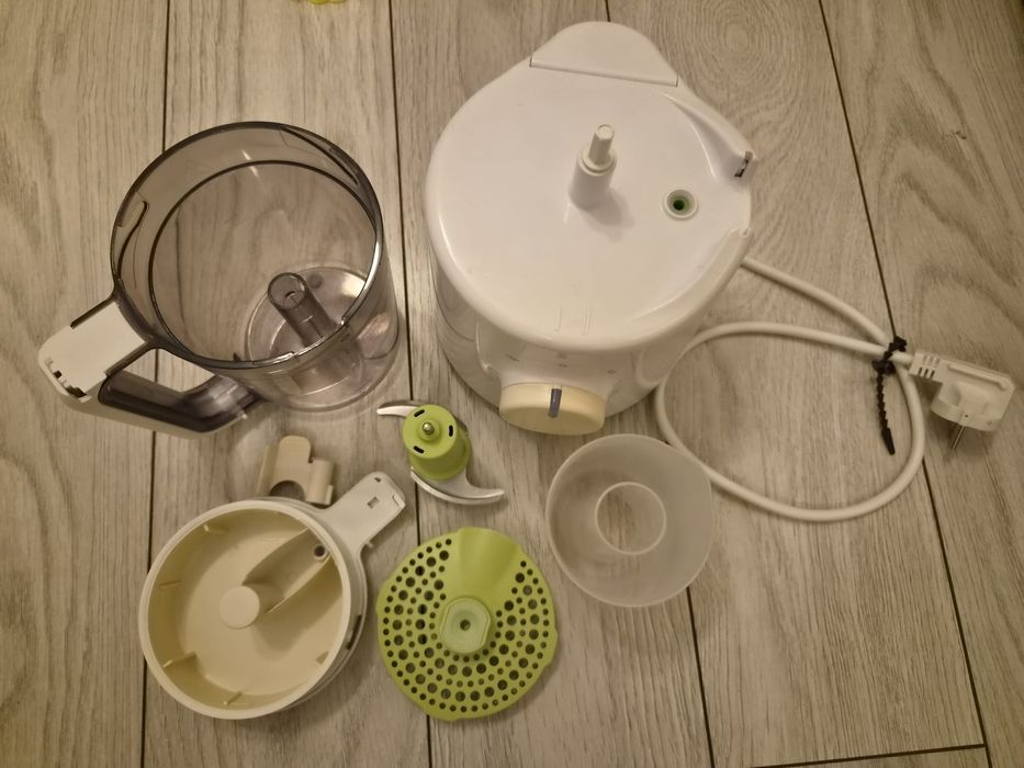 Aparat de gatit cu abur si blender 2in1 Philips Avent SCF870/20, pahar gradat, 1 viteza