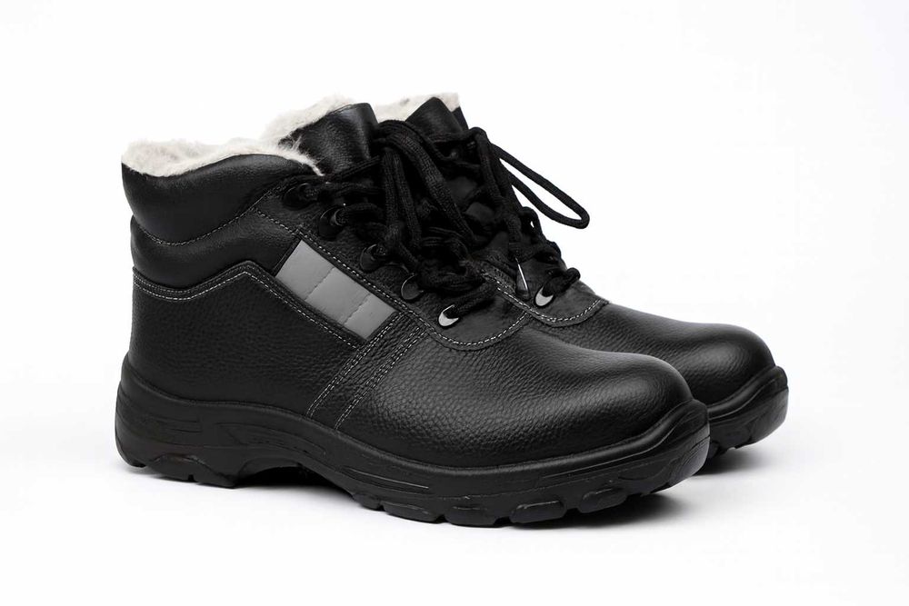 Зимние спецботинки, из натуральной кожи размеры:41-44