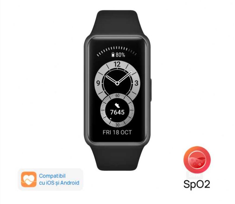 Bratara fitness HUAWEI Band 6, Graphite Black