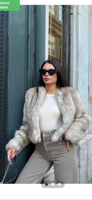 Късо модерно палто без забележка! Ново!