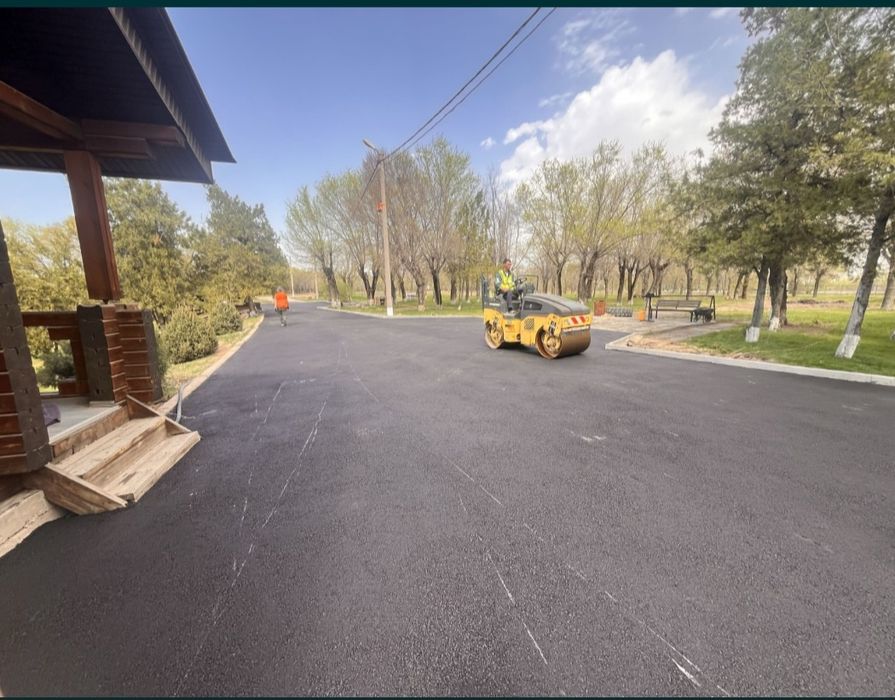 Асфальт укладка Асфальт