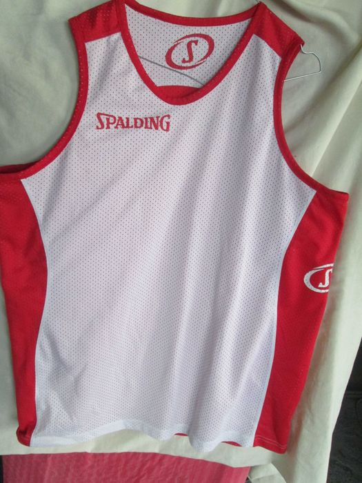 maieu sport rosu/alb L