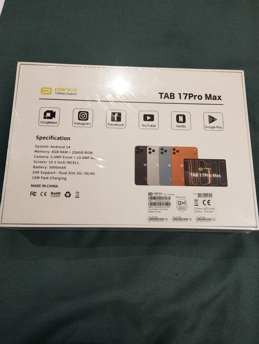 Продаю планшет новый Tab 17 ProMax