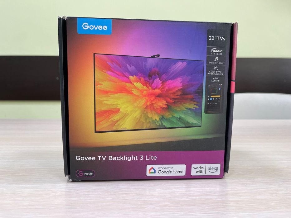 Govee TV Backlight 3 Lite – LED подсветка за телевизор до 32″