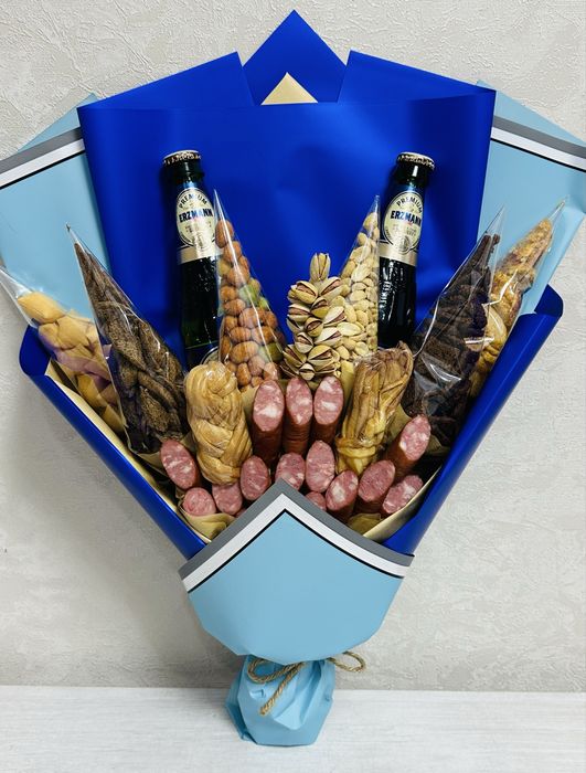 Съедобные мужские букеты