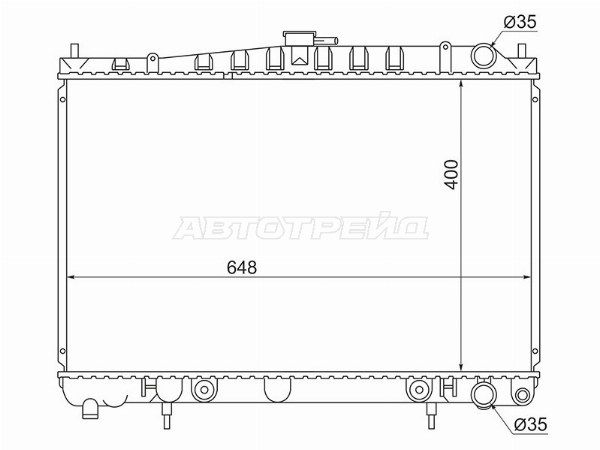 Радиатор Nissan Laurel
