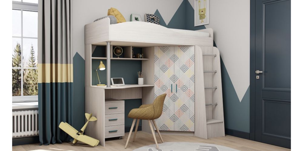 Детский шкаф 3 в 1