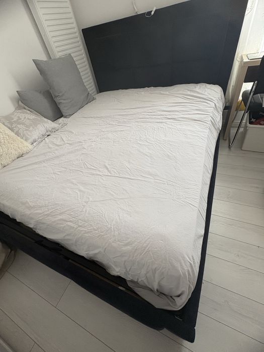 Vand pat tapitat  160/200cm cu lada