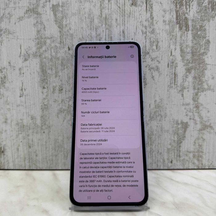 Samsung Z Flip 6 256/12GB 144Cicluri Zeus Amanet Vitan 4234