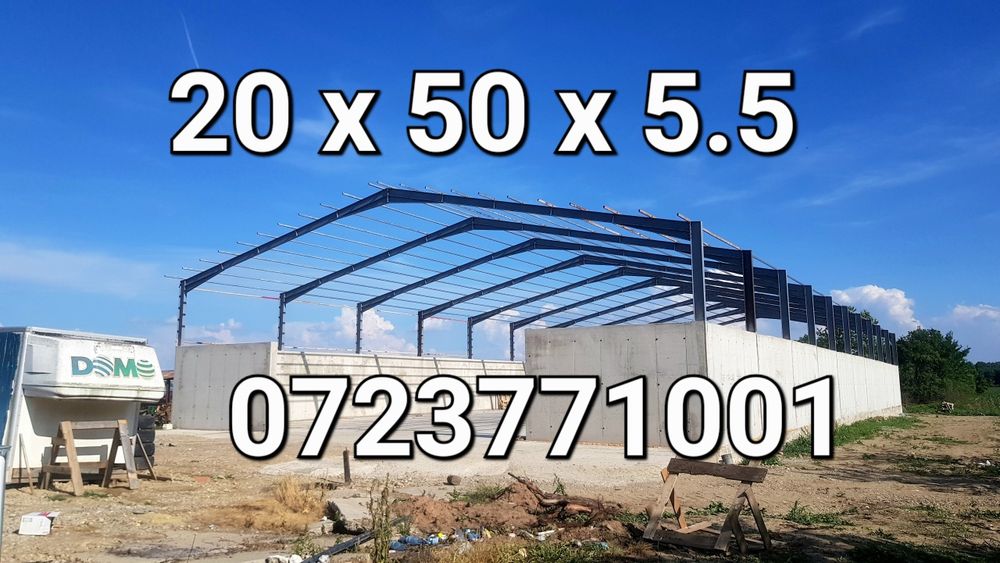 Vand hala metalica 8x32x4 oferim garanție livram în orice jud