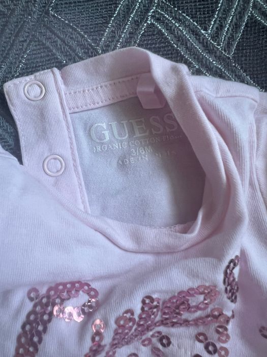 Лот 3ч Guess бебешка рокля с памперс гащи 3-6м