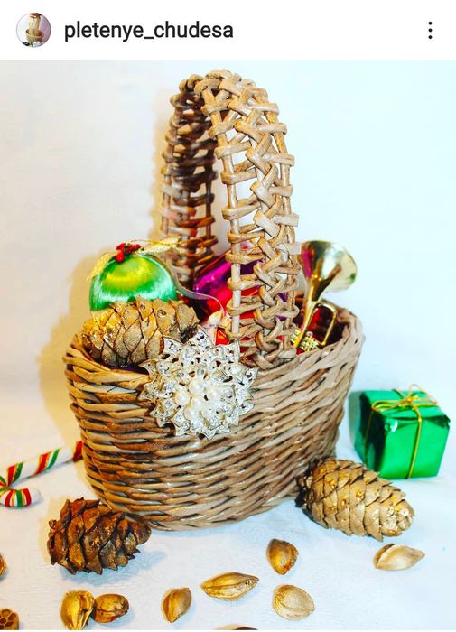 Корзинки плетеные