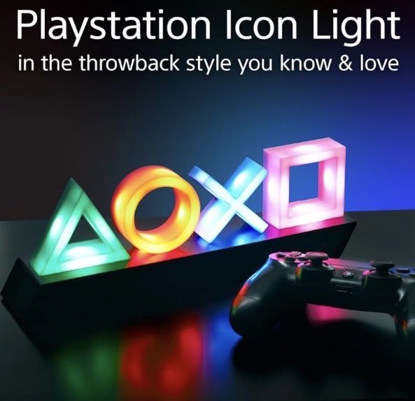 Lampă cu simbol buton Playstation