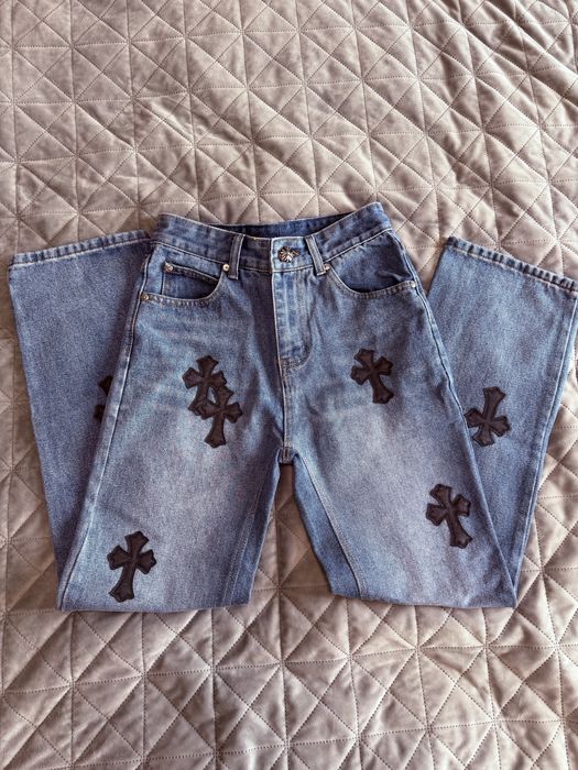 Дамски дънки Chrome Hearts/ Zara