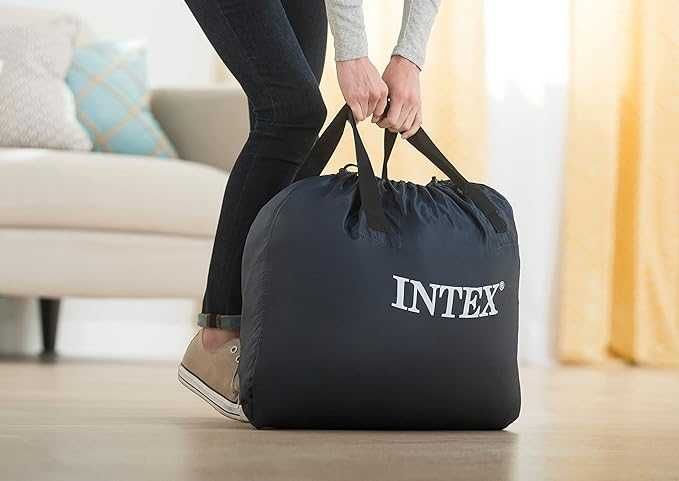 Кровать надувная со встроенным электронасосом Intex 64428