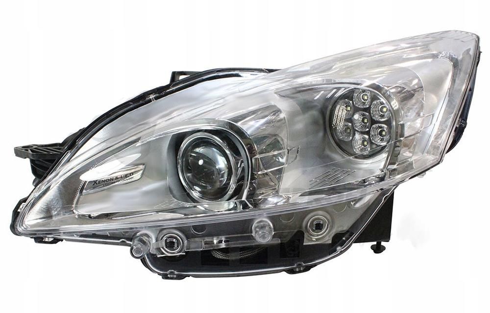 Far Peugeot 508, 11.2010-12.2014, fata, stanga/dreapta, xenon; cu LED daytime running light; D1S+LED; electric; fara ballast; fara motoras, VALEO