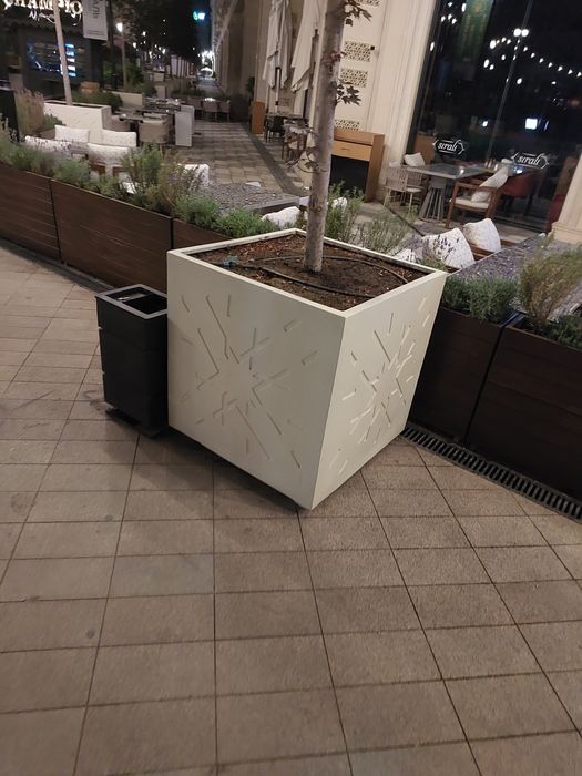 "Гул тувак Beton tuvak – zamonaviy va mustahkam guldon (Restaran/ofis/