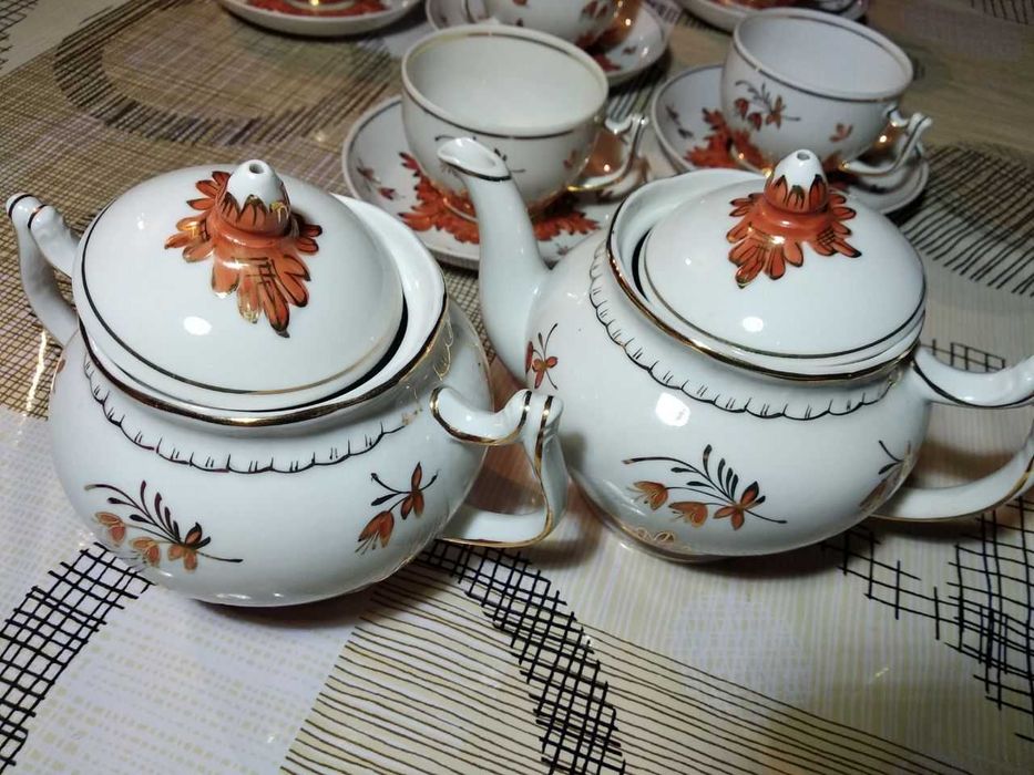 Сервиз чайный "Барбарис" 6 персон (Вербилки, СССР)