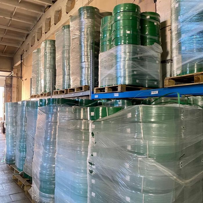 ОПТОМ Қадоқлаш учун ПЭТ тасма | Упаковочная ПЭТ лента ОПТОМ